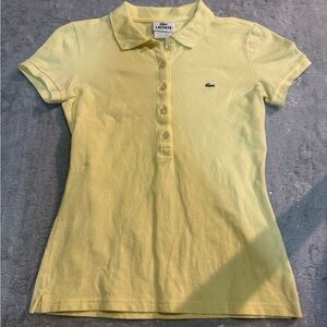 Lacoste Light Yellow Polo Shirt